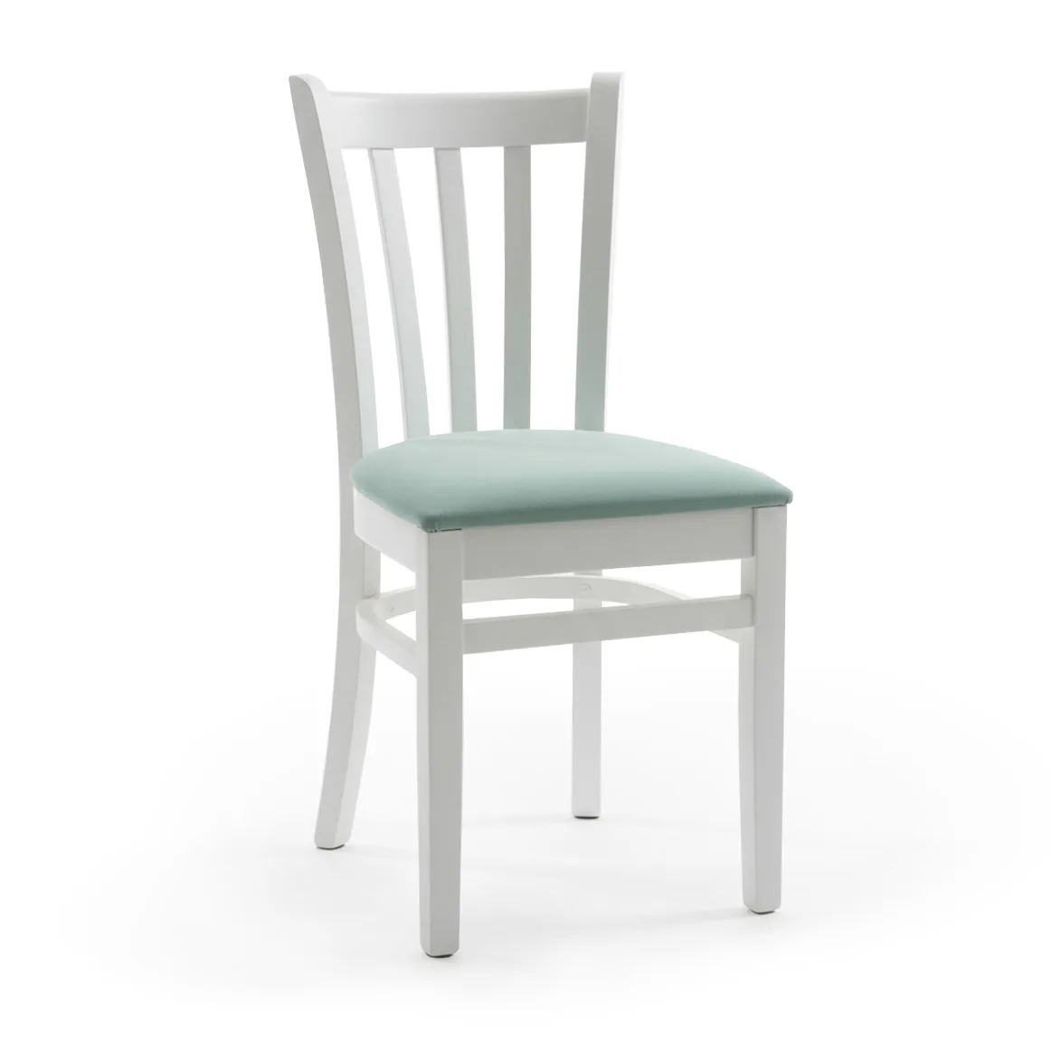 Oslo chair with upholstery — стілець з карпатського бука