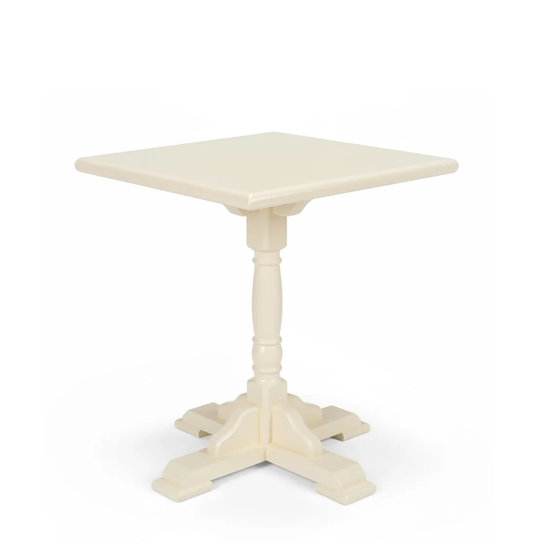 Square pedestal table — деревʼяний стіл з карпатського бука